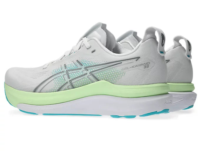 ASICS GEL-KAYANO 33 White/Energy Aqua