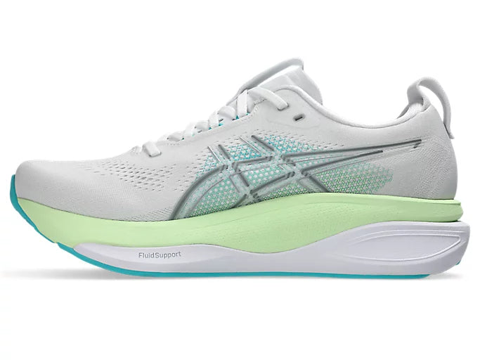 ASICS GEL-KAYANO 33 White/Energy Aqua