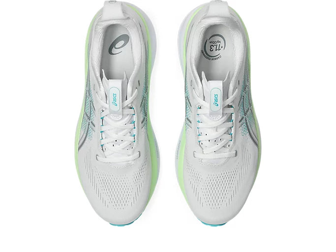 ASICS GEL-KAYANO 33 White/Energy Aqua