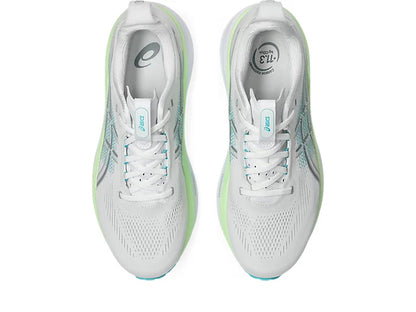 ASICS GEL-KAYANO 33 White/Energy Aqua