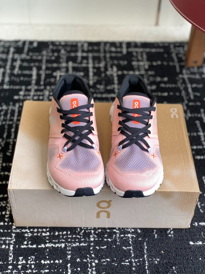 Cloud X 3 Training Sneakers Pink Orange Breathable Mesh Sport Shoes Unisex