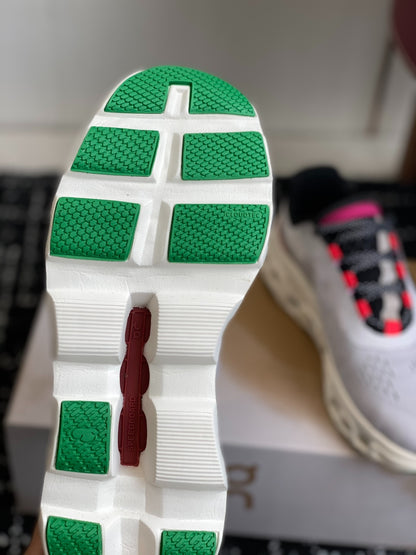 Cloudmonster White Grey Pink Green Cushioned Running Shoes Unisex Monster Chunky Sole Athletic Trainers