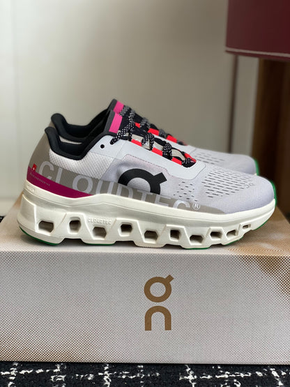 Cloudmonster White Grey Pink Green Cushioned Running Shoes Unisex Monster Chunky Sole Athletic Trainers