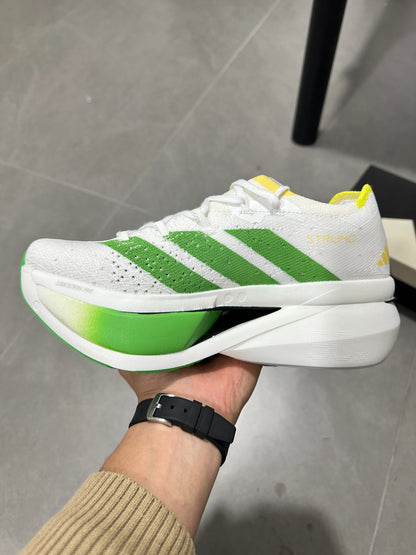 Adidas Adizero Prime X3 Strung Shoes White|Green|Yellow