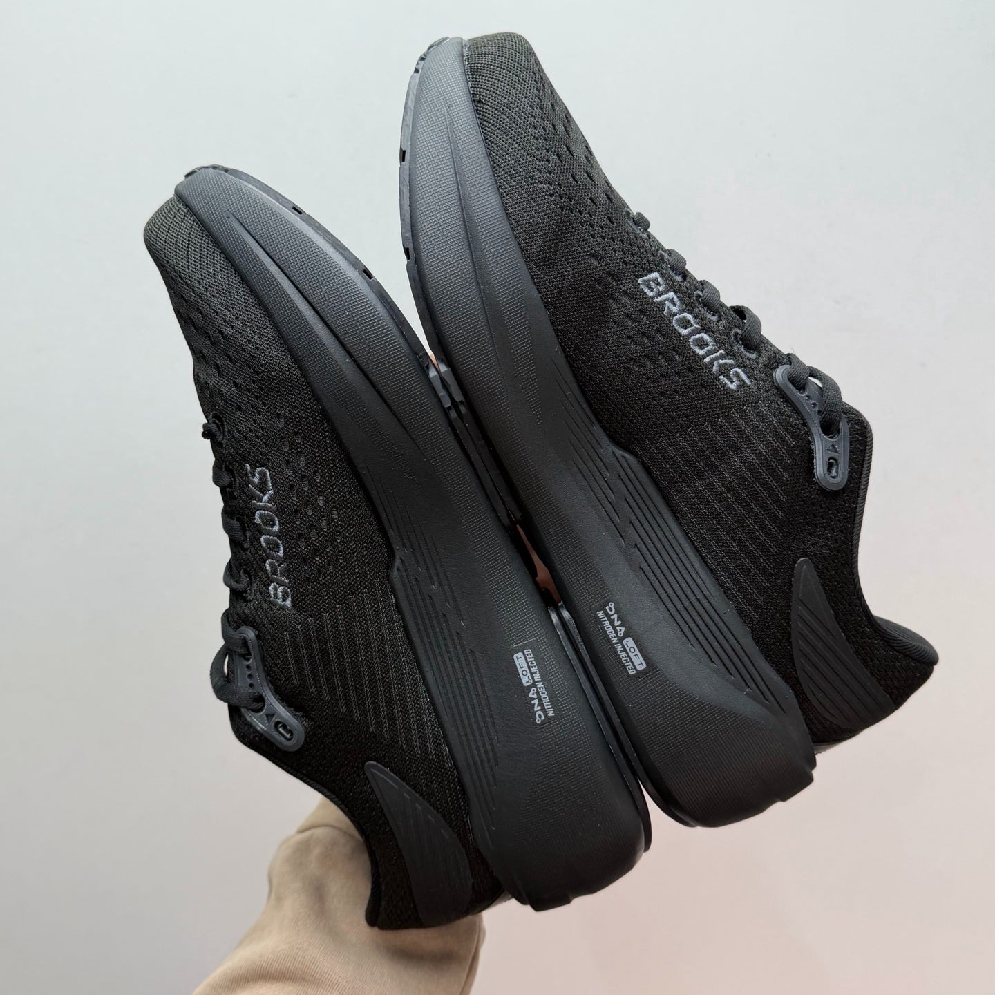 Brooks Ghost Max 3 Road Running Shoes (Black/Black/Ebony)