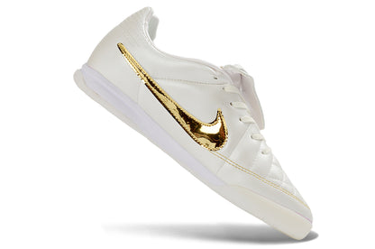 Nike x Ronaldinho Tiempo Legend SE 'Touch of Gold' IC Indoor Soccer Shoes (Summit White/Metallic Gold) IF4389-100