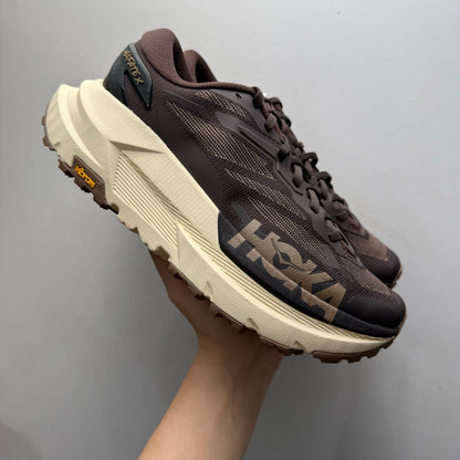HOKA Mafate X Men's Trail Shoes - Brown/Cream