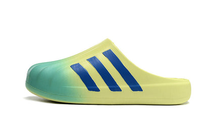 Adidas Originals AdiFOM Superstar Mule "Yellow Mint Gradient" Slip-On Sandals