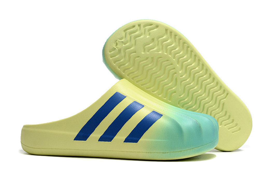 Adidas Originals AdiFOM Superstar Mule "Yellow Mint Gradient" Slip-On Sandals