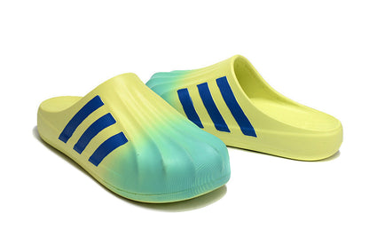 Adidas Originals AdiFOM Superstar Mule "Yellow Mint Gradient" Slip-On Sandals