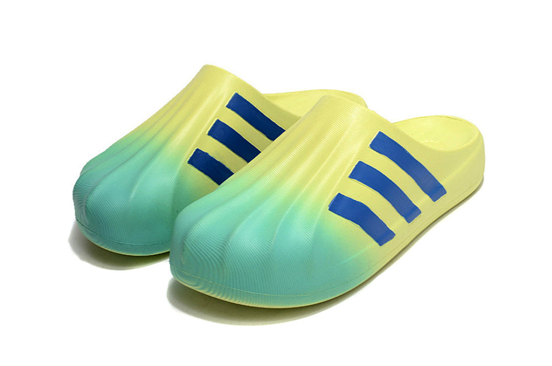 Adidas Originals AdiFOM Superstar Mule "Yellow Mint Gradient" Slip-On Sandals