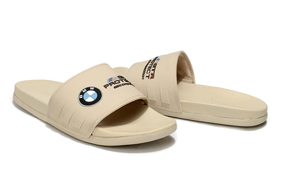 Adidas x BMW M GT3 Adilette Slides Beige Custom-Edition