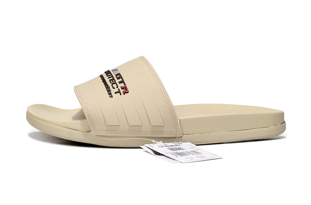 Adidas x BMW M GT3 Adilette Slides Beige Custom-Edition