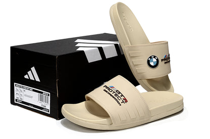 Adidas x BMW M GT3 Adilette Slides Beige Custom-Edition