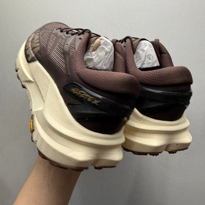 HOKA Mafate X Men's Trail Shoes - Brown/Cream