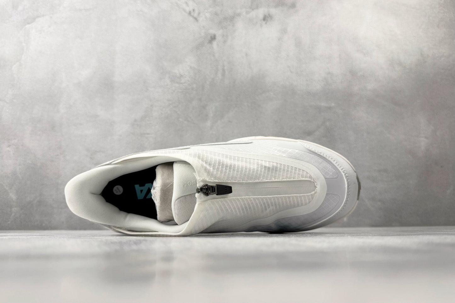 HOKA ONE ONE Project Transport "White / Cosmic Grey" Slip-On Sneakers