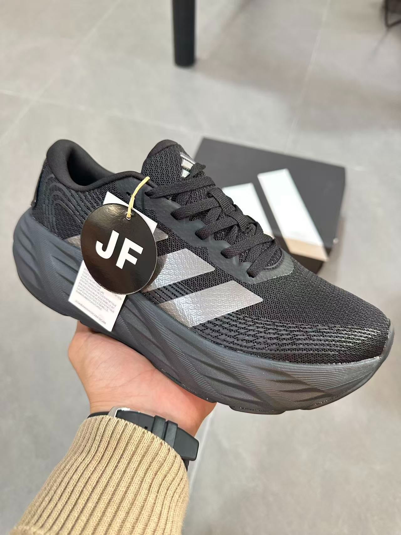 Adidas Galaxy 7 (Core Black / Grey colorway)
