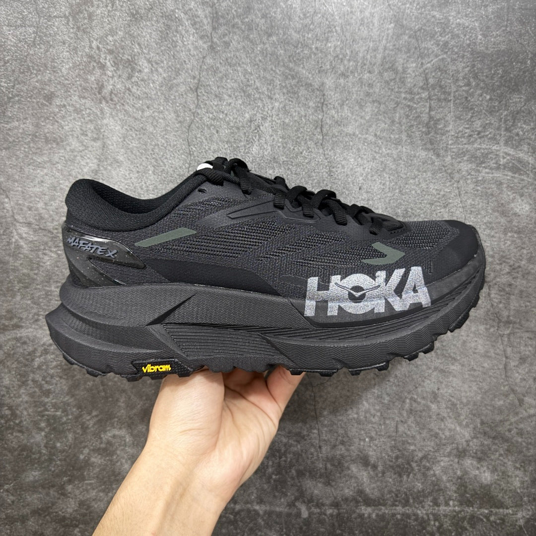 HOKA ONE ONE Mafate X "Black" Gore-Tex Trail Running Shoes
