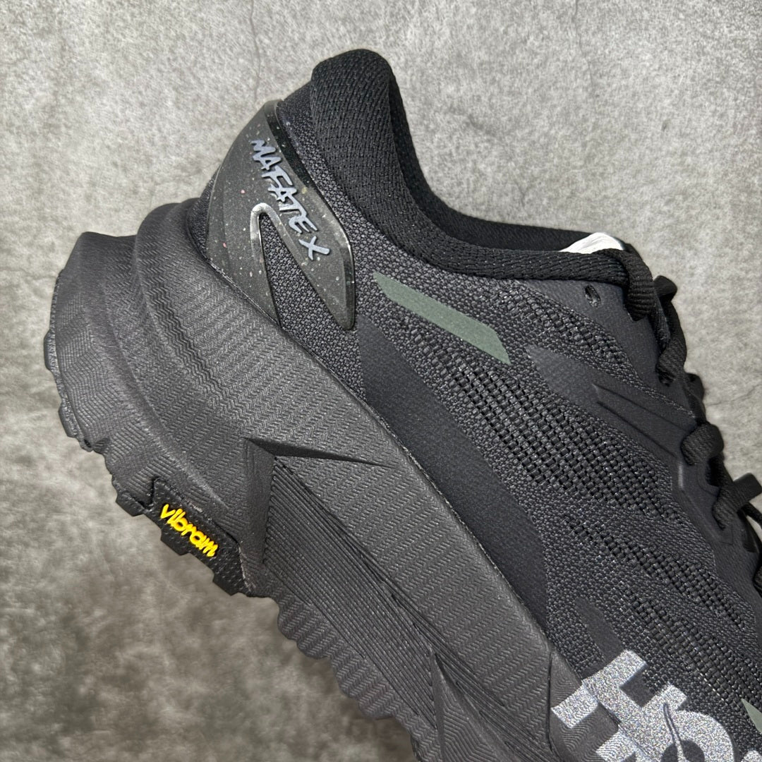 HOKA ONE ONE Mafate X "Black" Gore-Tex Trail Running Shoes