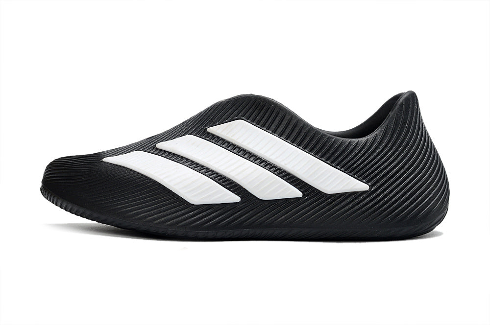 Adidas Purechill Core Black White Slip-On Recovery Shoes HQ2957