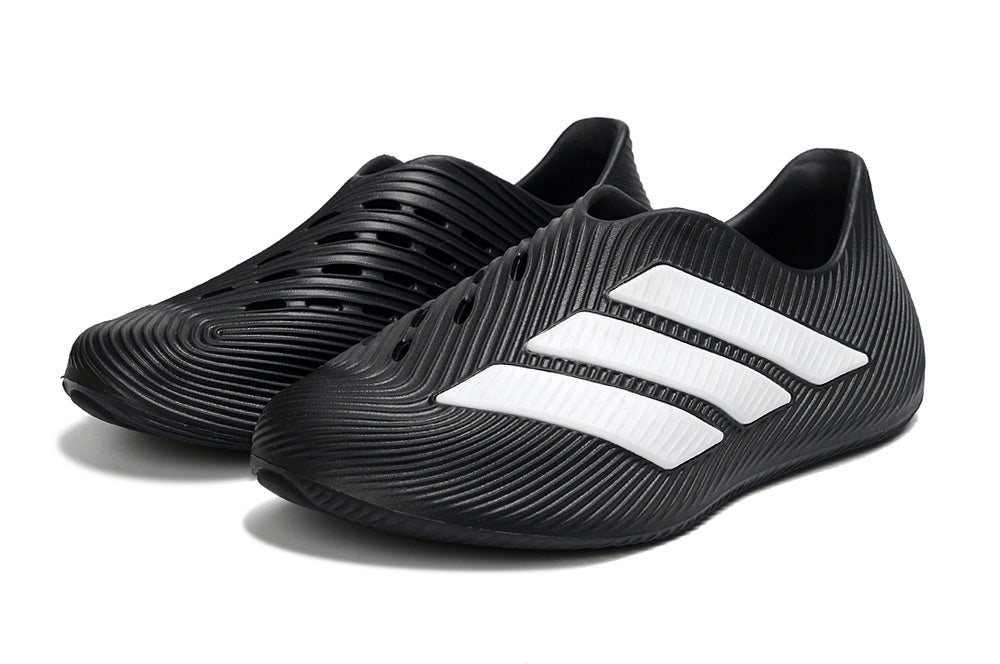 Adidas Purechill Core Black White Slip-On Recovery Shoes HQ2957