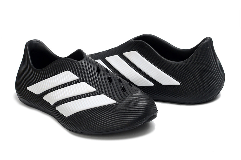 Adidas Purechill Core Black White Slip-On Recovery Shoes HQ2957