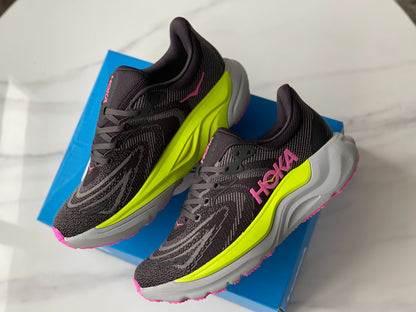 HOKA ONE ONE Arahi 8 Black | Gray | Fluorescent green