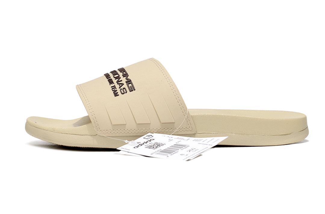 Adidas x Mercedes-Benz Adilette Slides Beige Custom-Edition