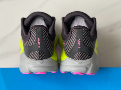 HOKA ONE ONE Arahi 8 Black | Gray | Fluorescent green