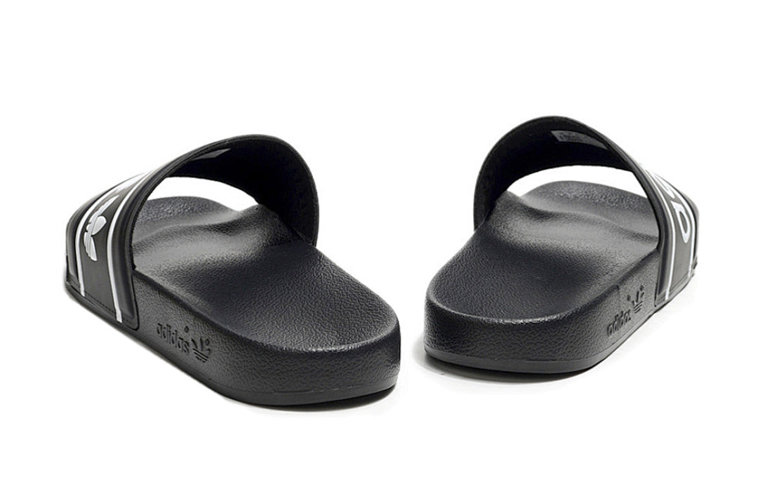 Adidas Originals Adilette Core Black/White Logo Slide Sandals GX6968
