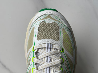 HOKA Mafate Speed 2 Beige | Fluorescent Green