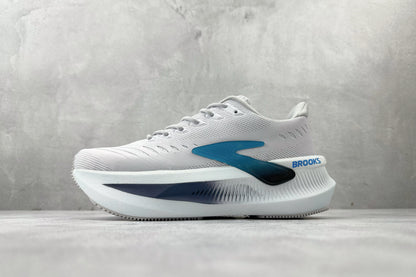 Brooks Glycerin Max 2 Men's Road Running Shoes (White/Blue/Spellbound)