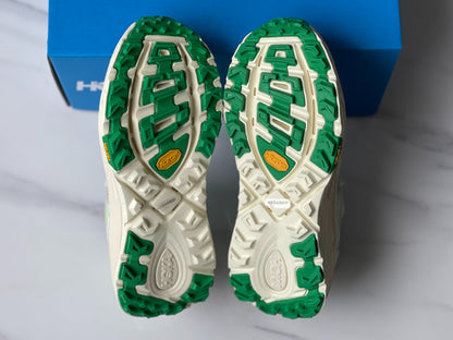 HOKA Mafate Speed 2 Beige | Fluorescent Green