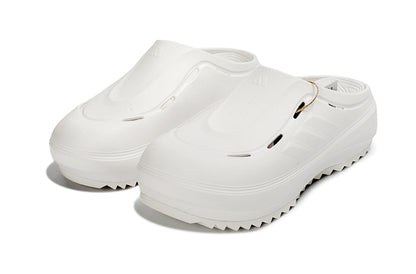 Adidas Adilette Platform Clogs Footwear White Slip-On Recovery Shoes JH9852