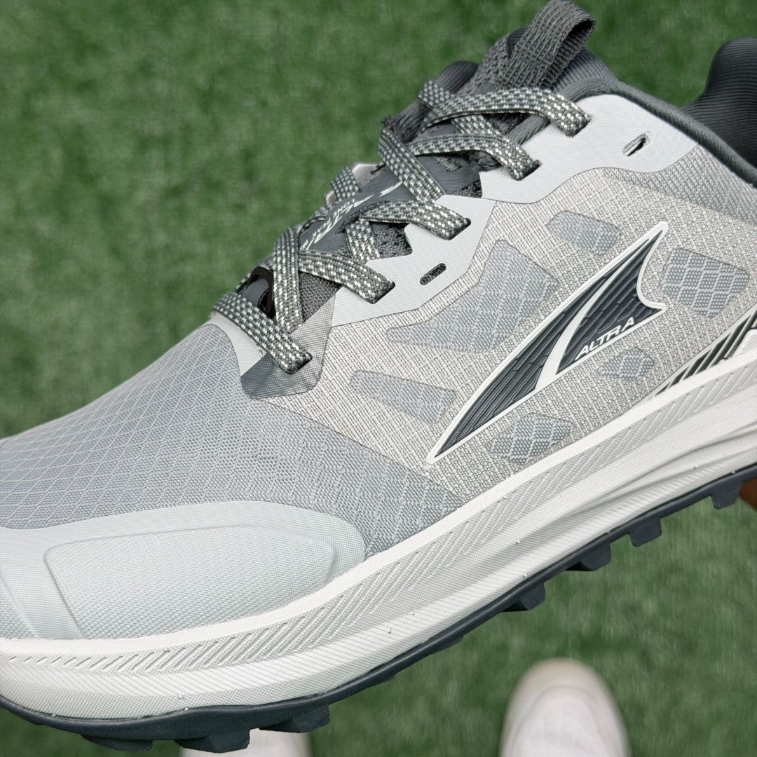 Altra Lone Peak 7 Light Grey White Zero Drop Breathable Trail Running Sneakers