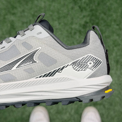 Altra Lone Peak 7 Light Grey White Zero Drop Breathable Trail Running Sneakers
