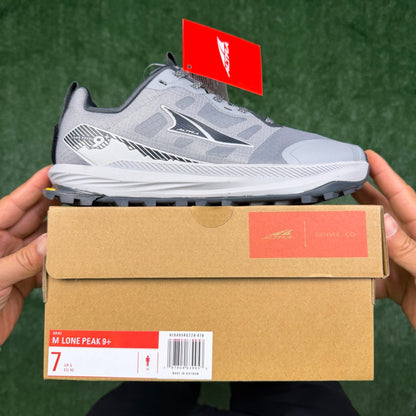 Altra Lone Peak 7 Light Grey White Zero Drop Breathable Trail Running Sneakers