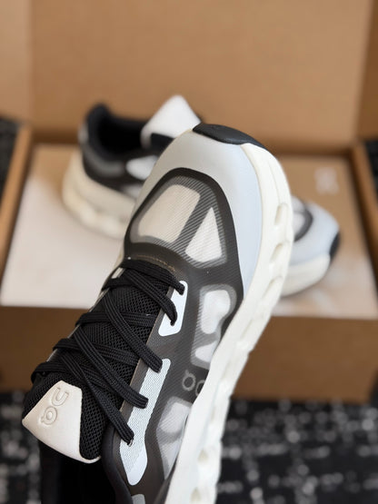 Cloudtilt Remix Black White Cloud Cushion Running Sneakers Contrast Color Commuter Shoes