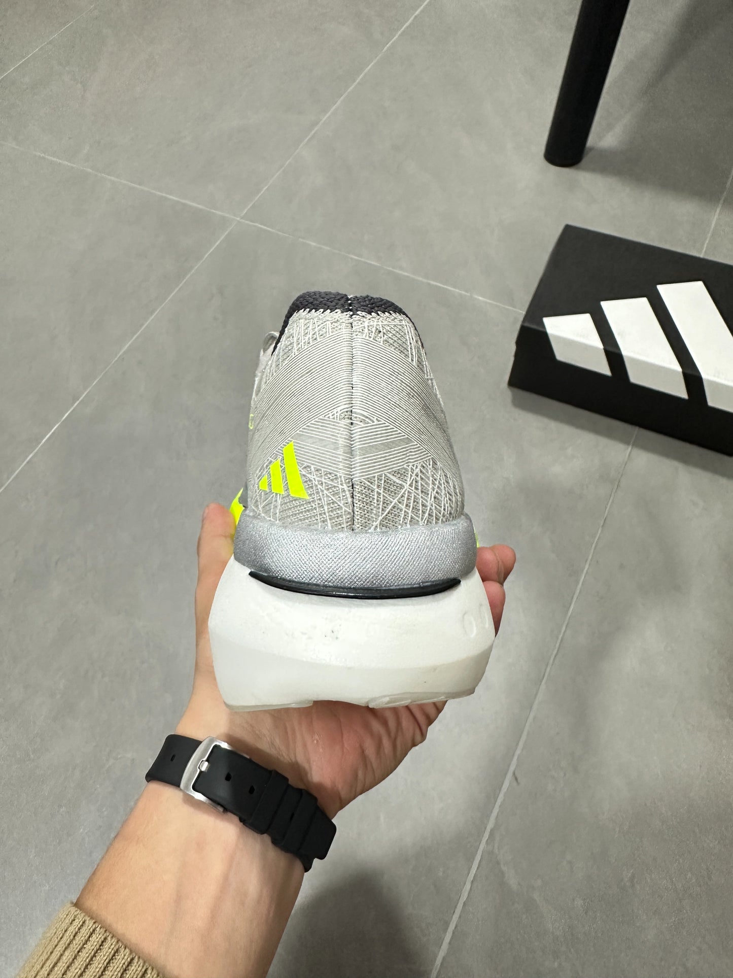 Adidas Adizero Prime X3 Strung Shoes Gray