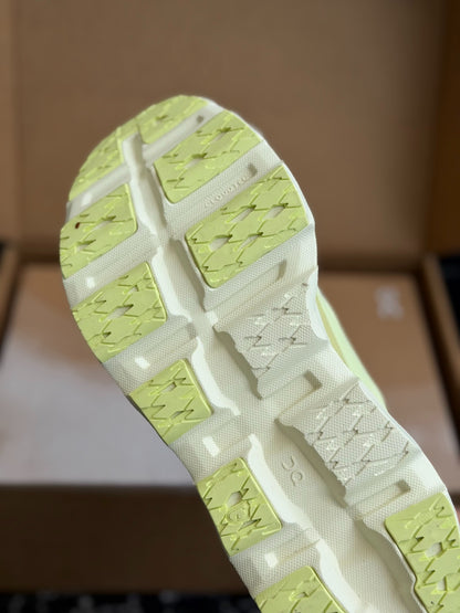 On Cloudmonster 3 Lime Yellow Cushioned Road Running Sneakers