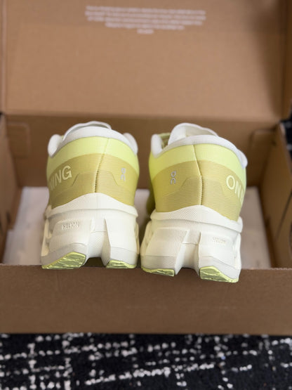 On Cloudmonster 3 Lime Yellow Cushioned Road Running Sneakers