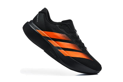 Adidas Adizero Evo SL Running Shoes in Core Black / Impact Orange