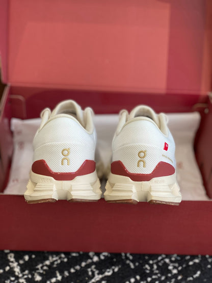 On Cloud X Off White Red Gold Mesh Casual Training Sneakers