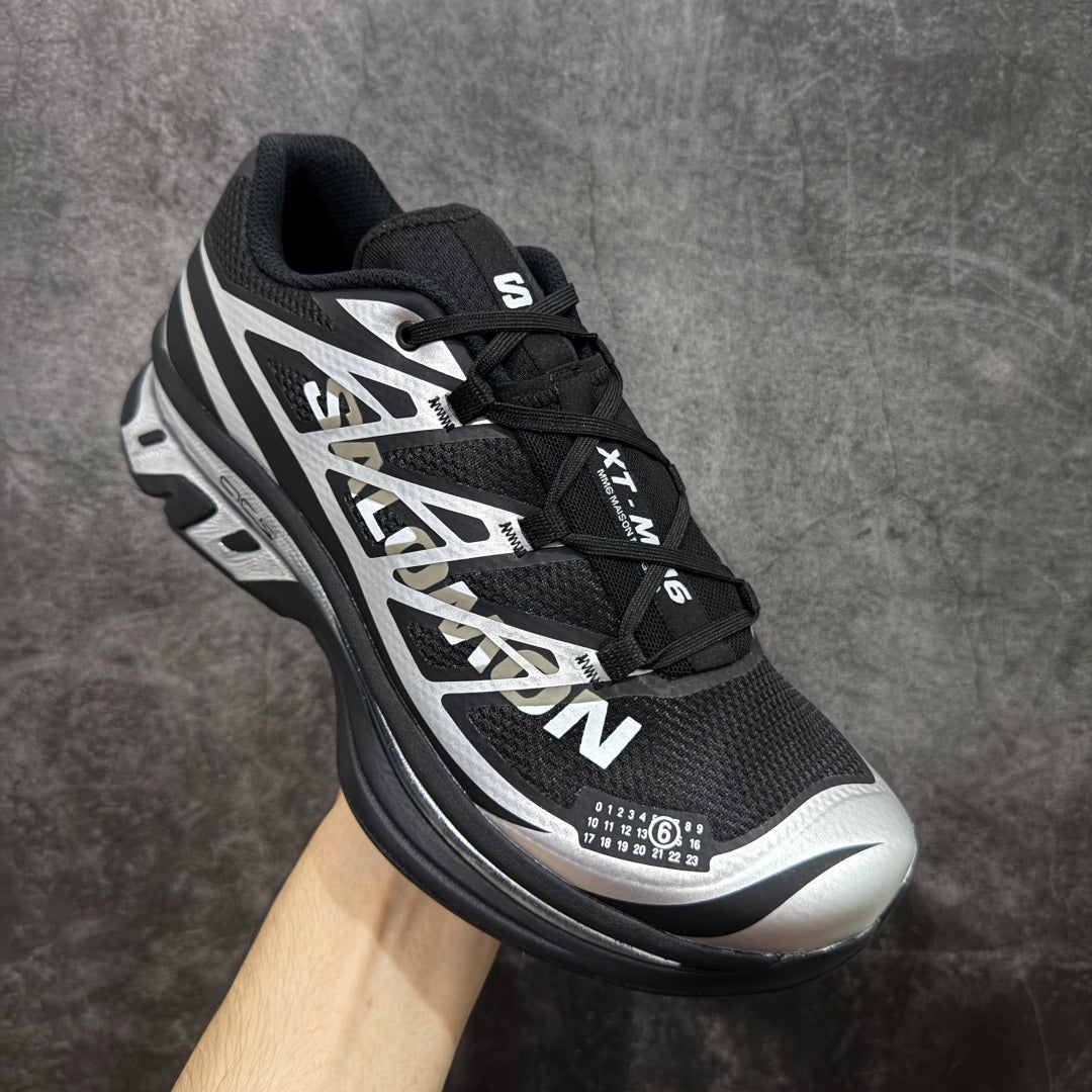 MM6 x Salomon XT-MM6 Black Silver Men Women Casual Running Shoes