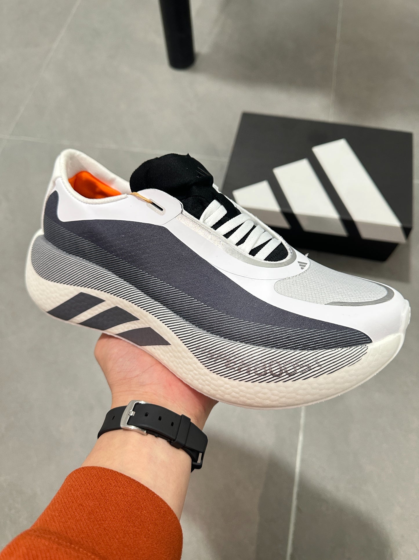 Adidas HYPERBOOST EDGE Running Shoes White | Gray