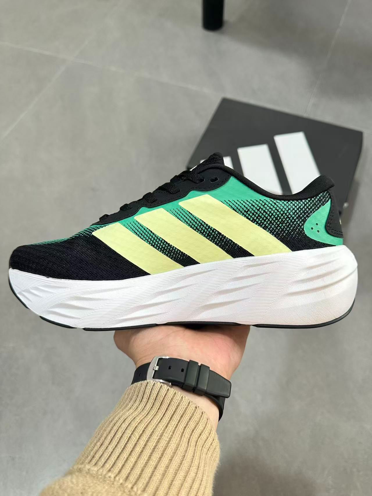 Adidas Adistar 3 Running Shoes Black | Green