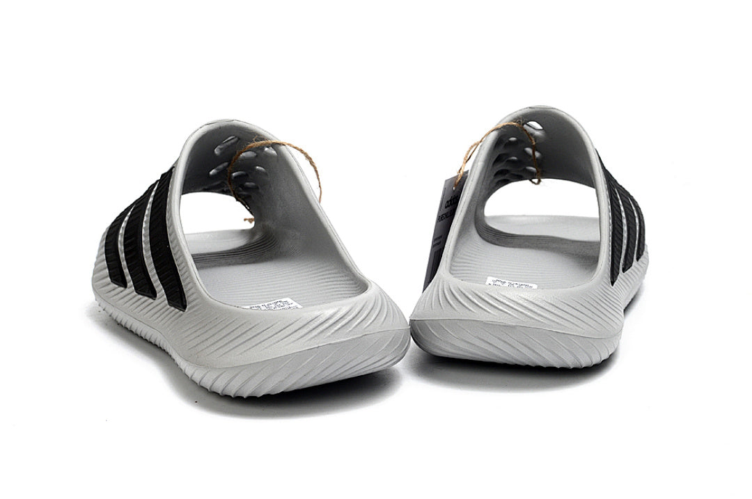 Adidas Purechill Grey Black Open-Toe Recovery Slides IF6766