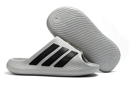 Adidas Purechill Grey Black Open-Toe Recovery Slides IF6766