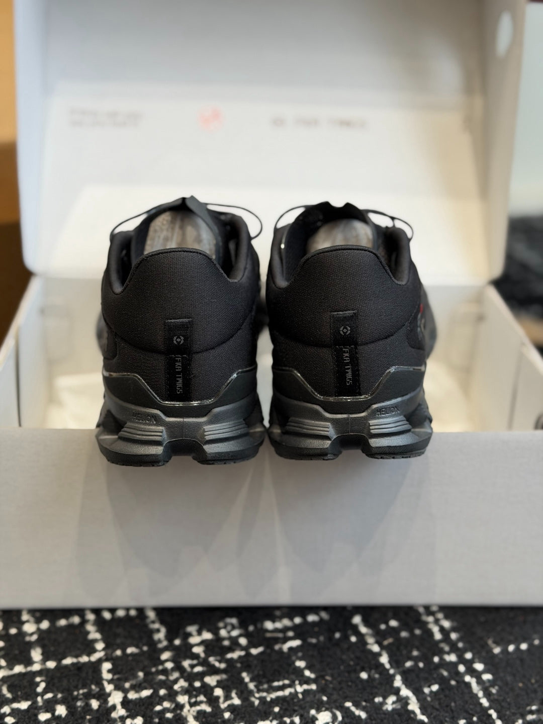 On Cloudnova All Black Full Dark Minimalist All-Day Comfort Cloud Foam Walking Sneakers