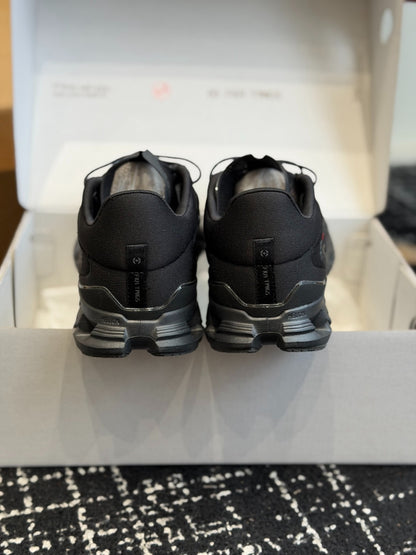 On Cloudnova All Black Full Dark Minimalist All-Day Comfort Cloud Foam Walking Sneakers